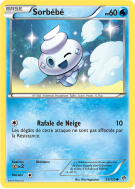 Carte Pokémon Sorbébé 35/135 Commune Tempête Plasma