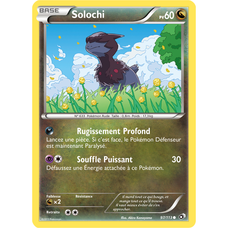 Carte Pokémon Solochi 97/113 Commune Trésors Légendaires
