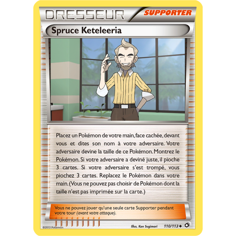 Carte Pokémon Spruce Keteleeria 110/113 Peu commune Trésors Légendaires