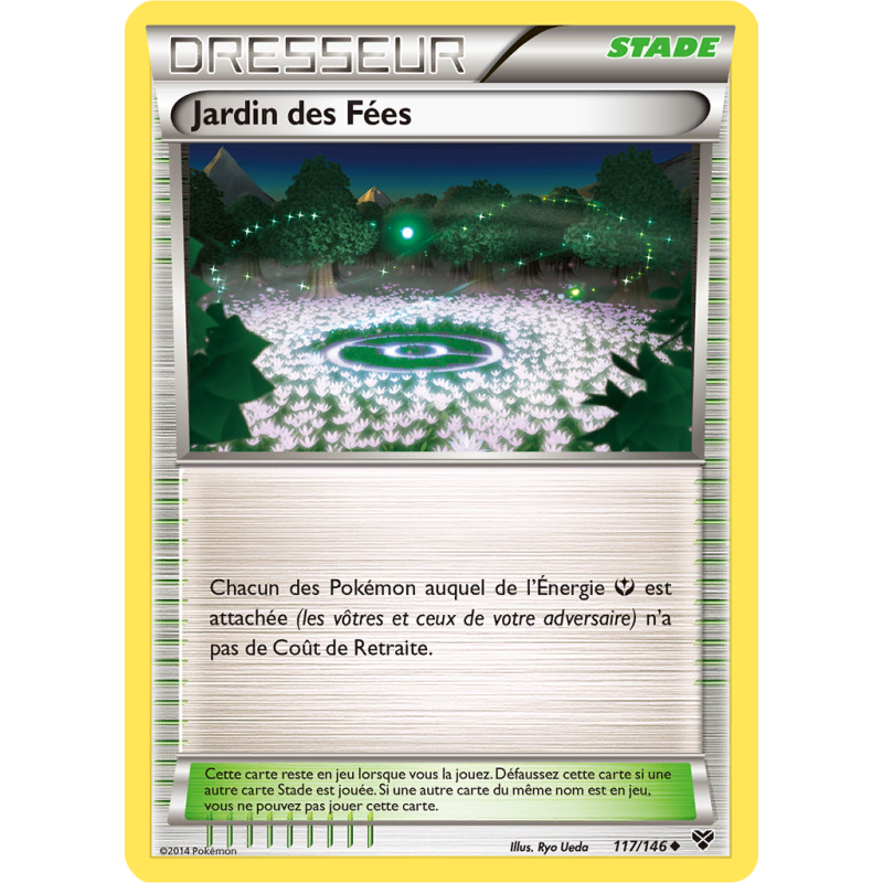 Carte Pokémon Jardin des Fées 117/146 Peu commune XY (JCC)