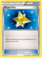 Carte Pokémon Rappel Max 120/146 Peu commune XY (JCC)
