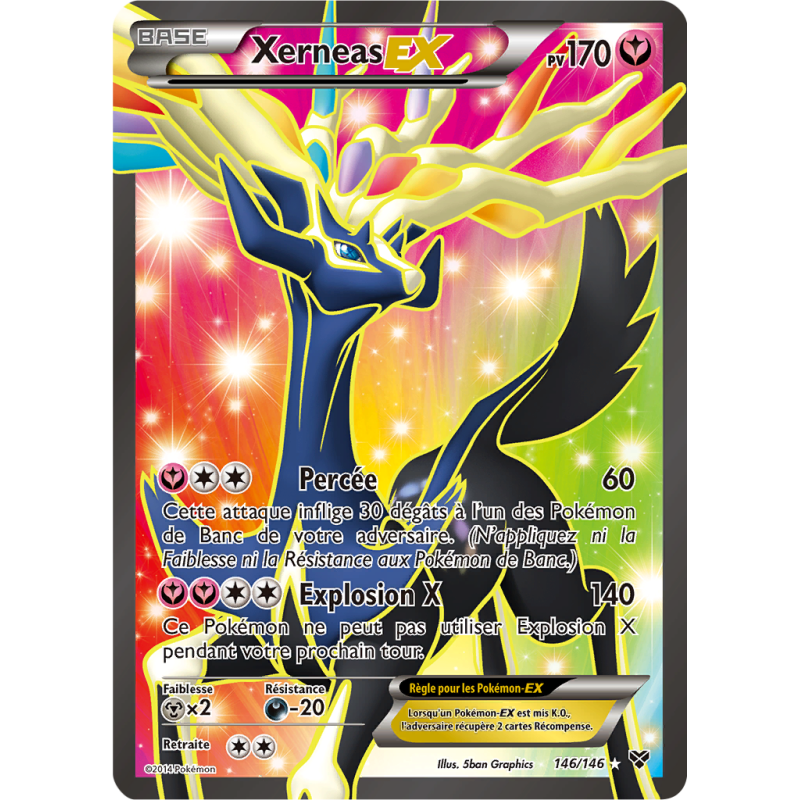 Carte Pokémon Xerneas-EX 146/146 Ultra Rare XY (JCC)