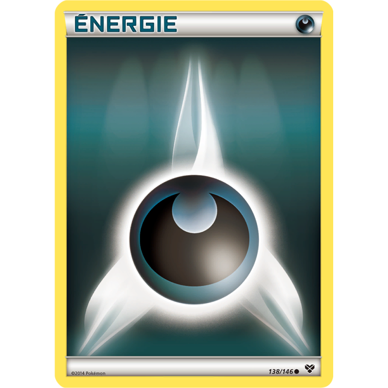Carte Pokémon Énergie Obscurité 138/146 Commune XY (JCC)