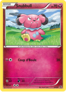 Carte Pokémon Snubbull 22/39 Aucune Bienvenue à Kalos