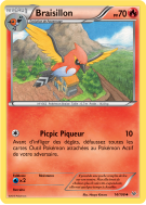 Carte Pokémon Braisillon 14/108 Peu commune Ciel Rugissant
