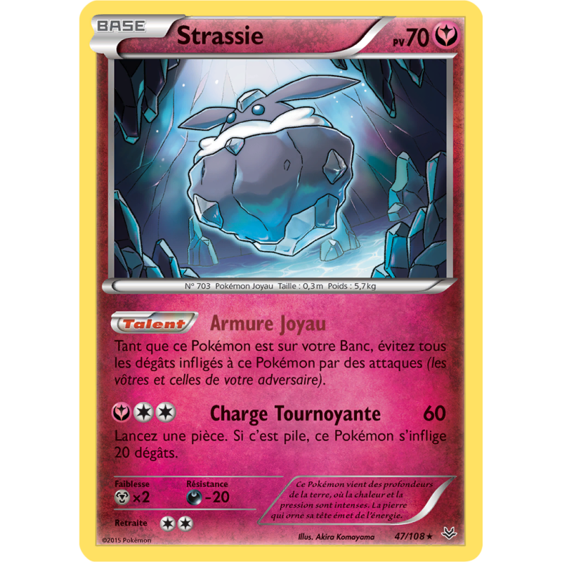 Carte Pokémon Strassie 47/108 Rare Ciel Rugissant