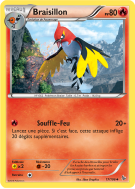 Carte Pokémon Braisillon 17/106 Peu commune Étincelles