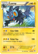 Carte Pokémon Luxray 34/106 Rare Étincelles