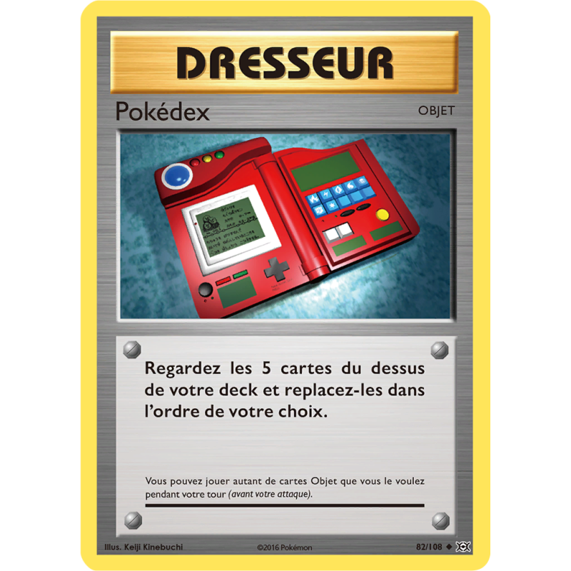 Carte Pokémon Pokédex 82/108 Peu commune Évolutions