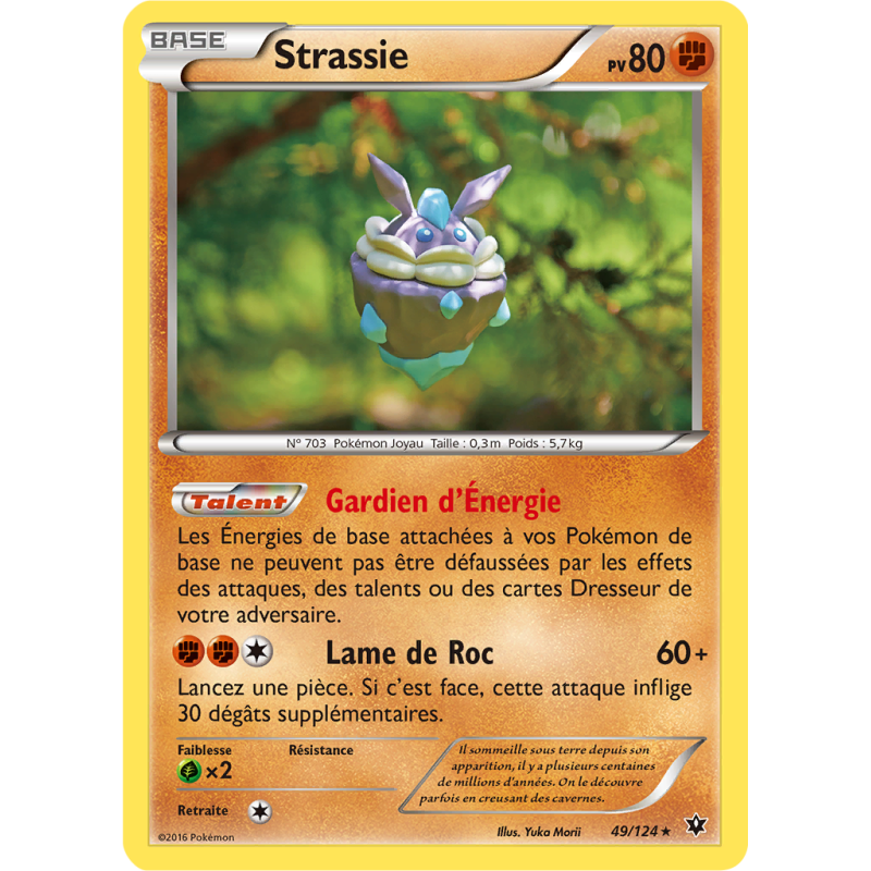Carte Pokémon Strassie 49/124 Rare Impact des Destins