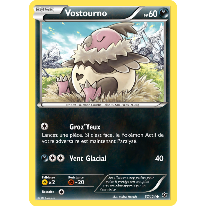 Carte Pokémon Vostourno 57/124 Commune Impact des Destins