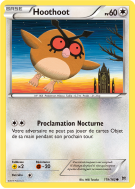 Carte Pokémon Hoothoot 119/162 Commune Impulsion TURBO