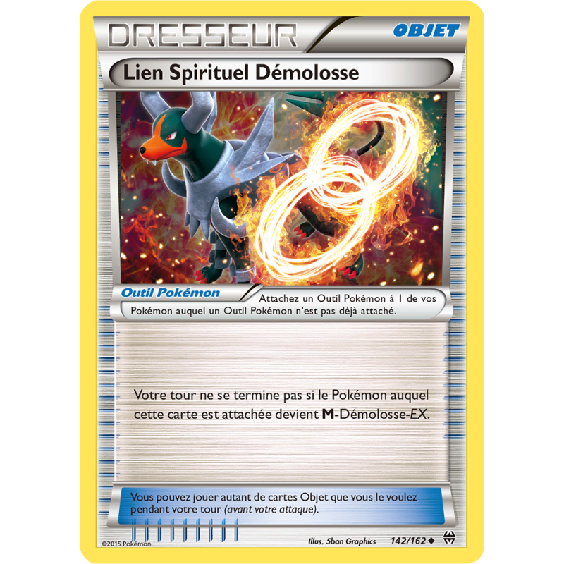 Carte Pokémon Lien Spirituel Démolosse 142/162 Peu commune Impulsion TURBO