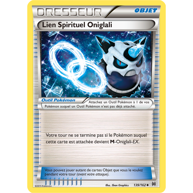 Carte Pokémon Lien Spirituel Oniglali 139/162 Peu commune Impulsion TURBO