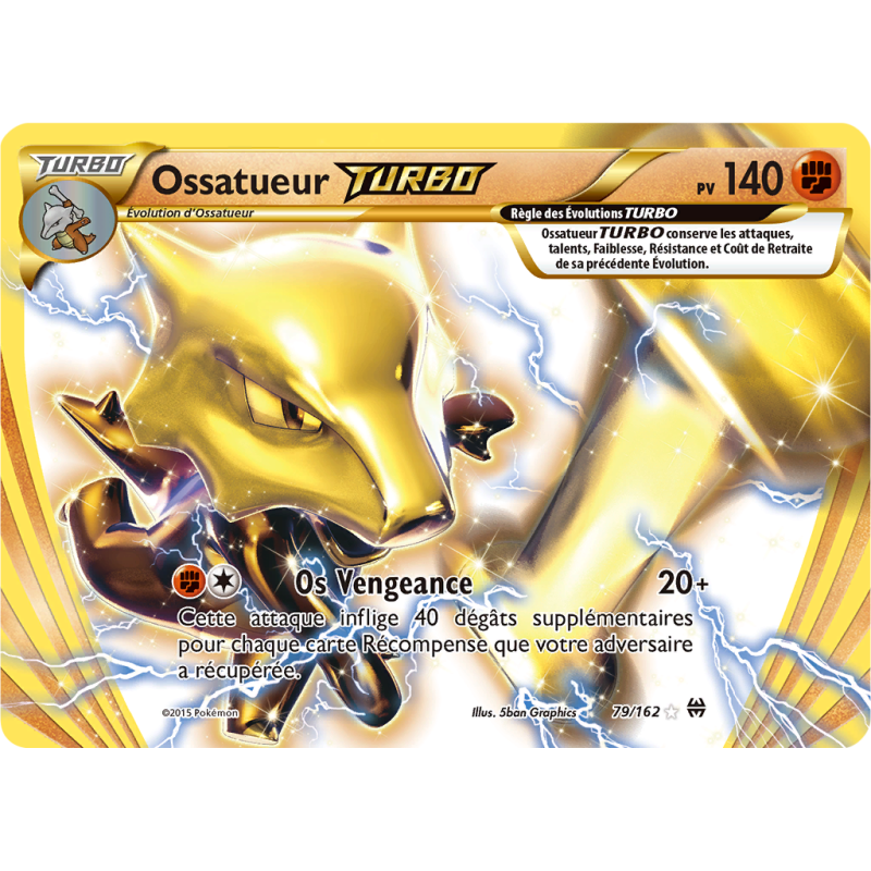 Carte Pokémon Ossatueur TURBO 79/162 Turbo Impulsion TURBO