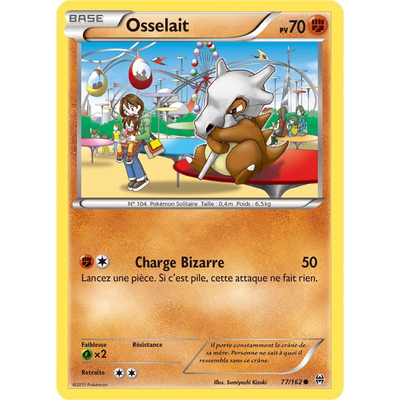 Carte Pokémon Osselait 77/162 Commune Impulsion TURBO