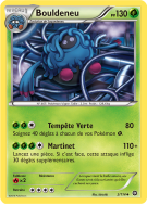 Carte Pokémon Bouldeneu 2/114 Peu commune Offensive Vapeur
