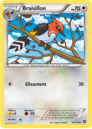Carte Pokémon Braisillon 95/114 Peu commune Offensive Vapeur