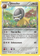 Carte Pokémon Dinoclier 69/114 Commune Offensive Vapeur