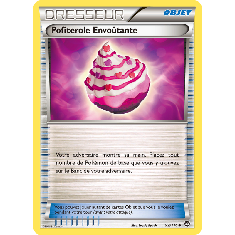 Carte Pokémon Pofiterole Envoûtante 99/114 Peu commune Offensive Vapeur