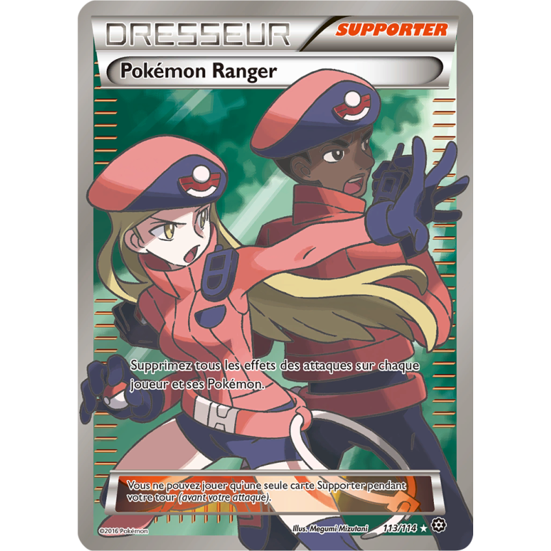 Carte Pokémon Pokémon Ranger 113/114 Ultra Rare Offensive Vapeur