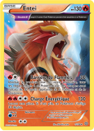 Carte Pokémon Entei 15/98 Holographique Origines Antiques