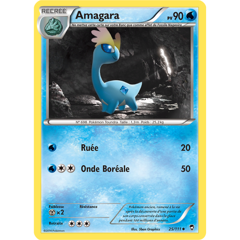 Carte Pokémon Amagara 25/111 Peu commune Poings Furieux