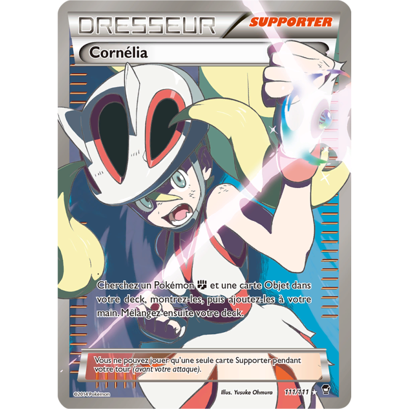 Carte Pokémon Cornélia 111/111 Ultra Rare Poings Furieux
