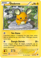 Carte Pokémon Dedenne 34/111 Peu commune Poings Furieux
