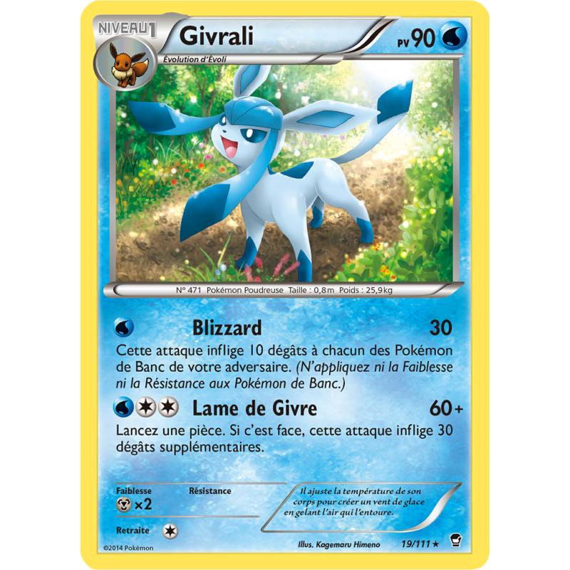 Carte Pokémon Givrali 19/111 Rare Poings Furieux
