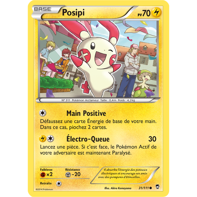 Carte Pokémon Posipi 31/111 Commune Poings Furieux