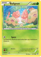 Carte Pokémon Balignon 15/160 Commune Primo-Choc