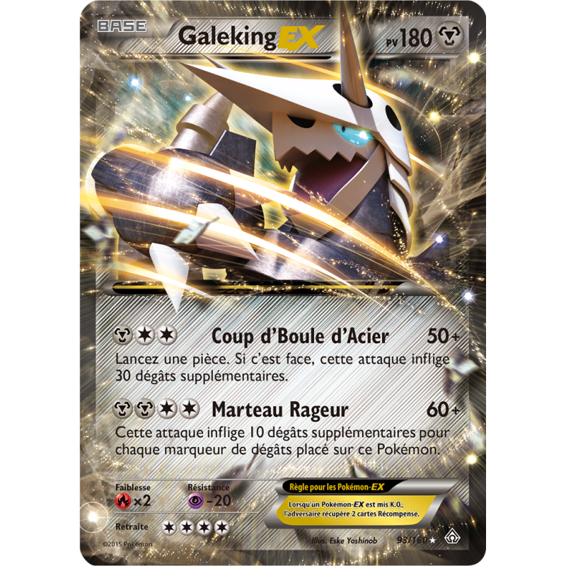 Carte Pokémon Galeking-EX 93/160 Ultra Rare Primo-Choc