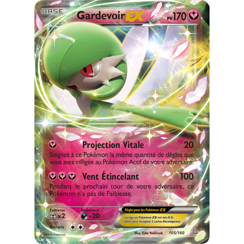 Carte Pokémon Gardevoir-EX 105/160 Ultra Rare Primo-Choc