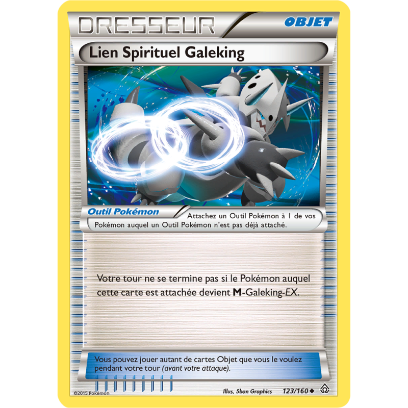 Carte Pokémon Lien Spirituel Galeking 123/160 Peu commune Primo-Choc