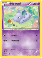 Carte Pokémon Nidoran♀ 66/160 Commune Primo-Choc
