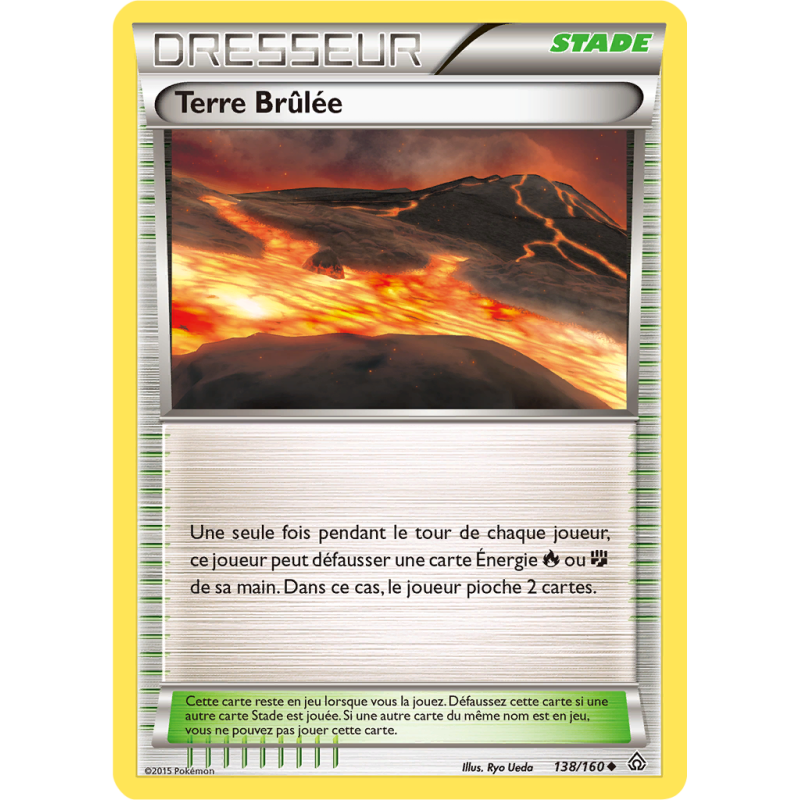Carte Pokémon Terre Brûlée 138/160 Peu commune Primo-Choc