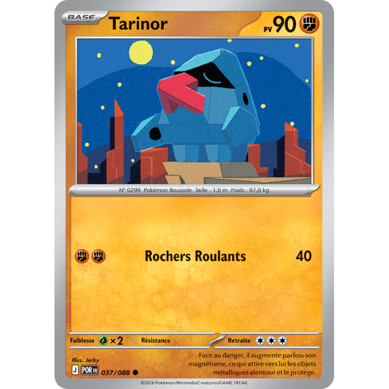 Carte Pokémon Tarinor 037/088 Commune Équilibre Parfait