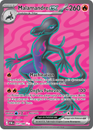 Carte Pokémon Malamandre-ex 101/088 Ultra Rare Équilibre Parfait