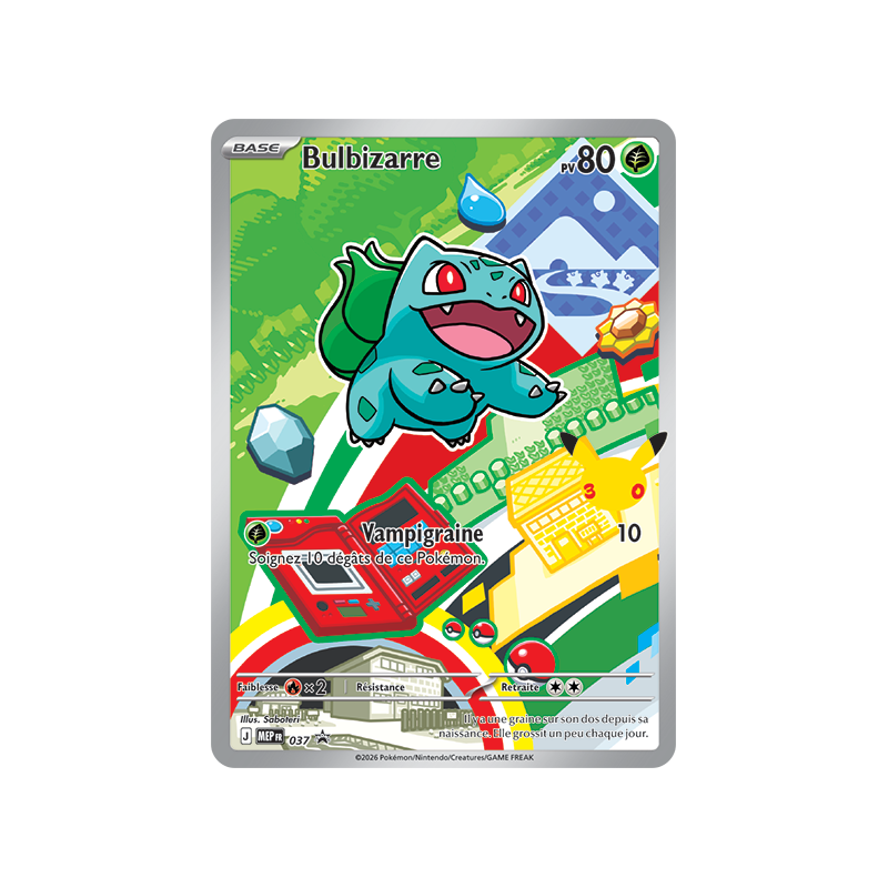 Carte Pokémon Bulbizarre 37 Promo ME