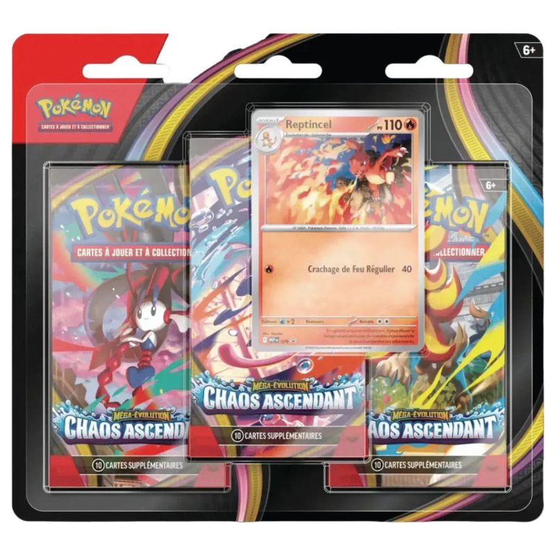 Pokémon – Tripack – Chaos Ascendant – ME04 – en français