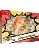 Pokémon – Coffret 4 Boosters– Héros Transcendants – Méganium/Roitiflam/Aligatueur ME2.5 – Français