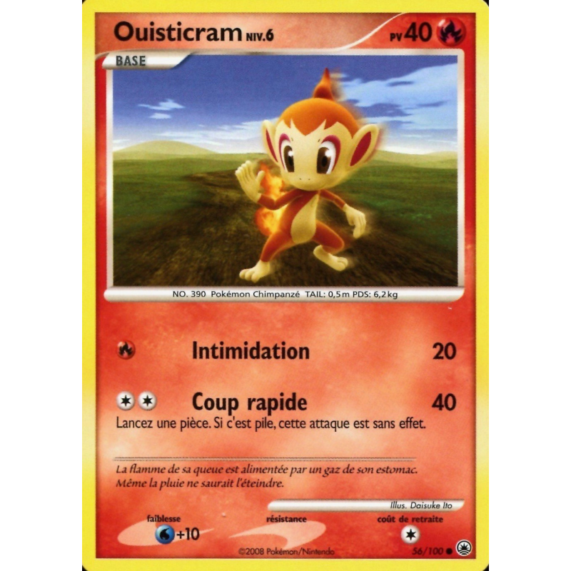 Carte Pokémon Ouisticram 56/100 Commune Aube Majestueuse
