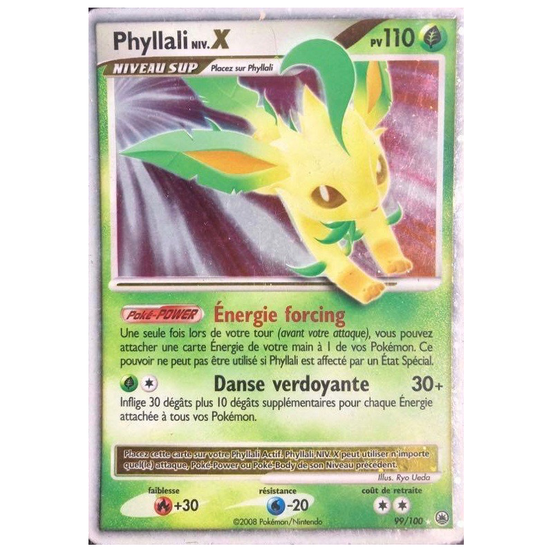 Carte Pokémon Phyllali NIV.X 99/100 NIV.X Aube Majestueuse