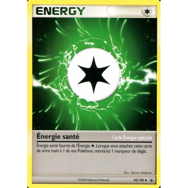 Carte Pokémon Énergie santé 94/100 Peu commune Aube Majestueuse
