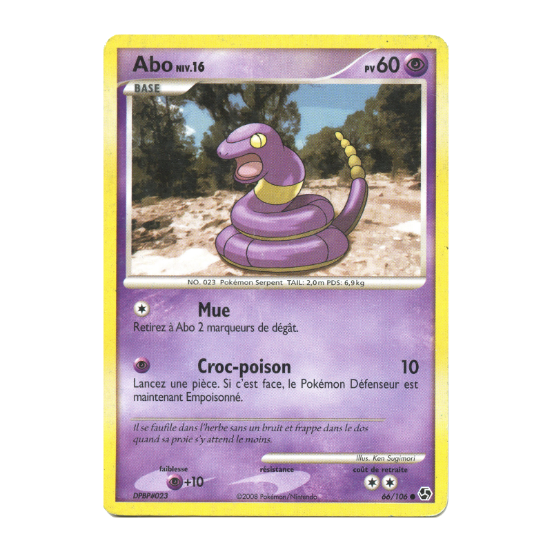 Carte Pokémon Abo 66/106 Commune Duels au sommet