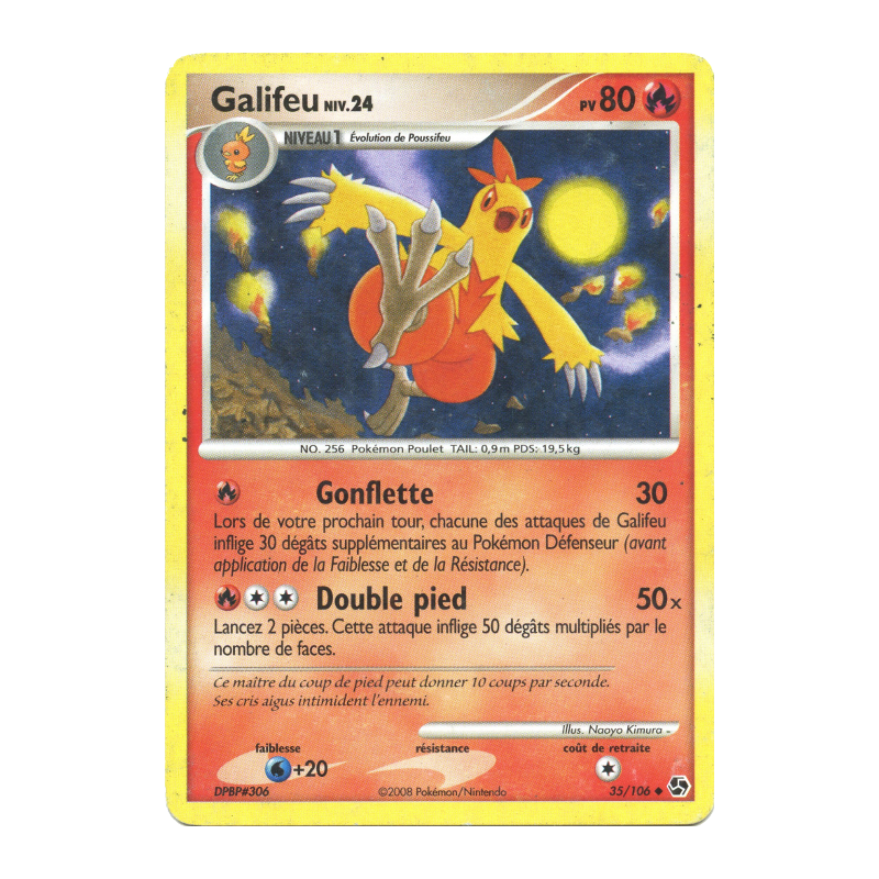 Carte Pokémon Galifeu 35/106 Peu commune Duels au sommet