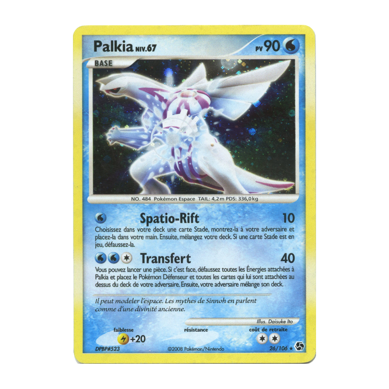 Carte Pokémon Palkia 26/106 Rare Duels au sommet