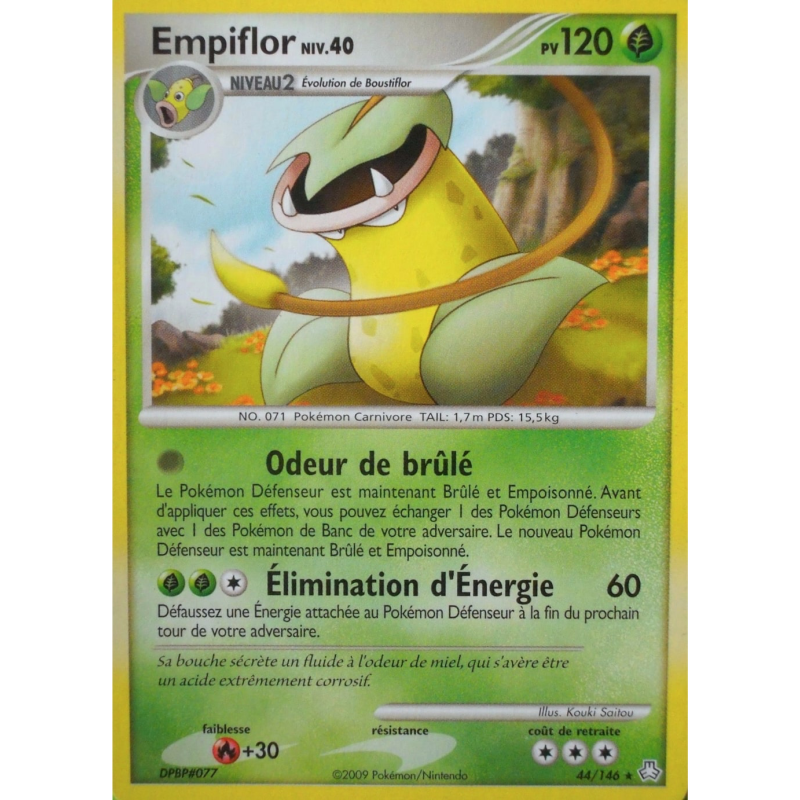 Carte Pokémon Empiflor 44/146 Rare Éveil des Légendes