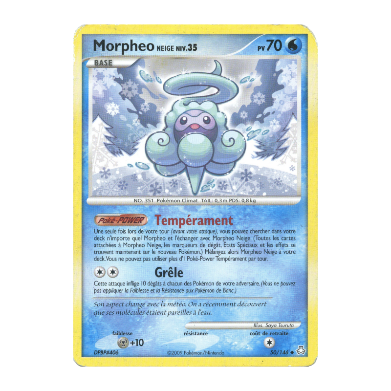 Carte Pokémon Morpheo Neige 50/146 Peu commune Éveil des Légendes
